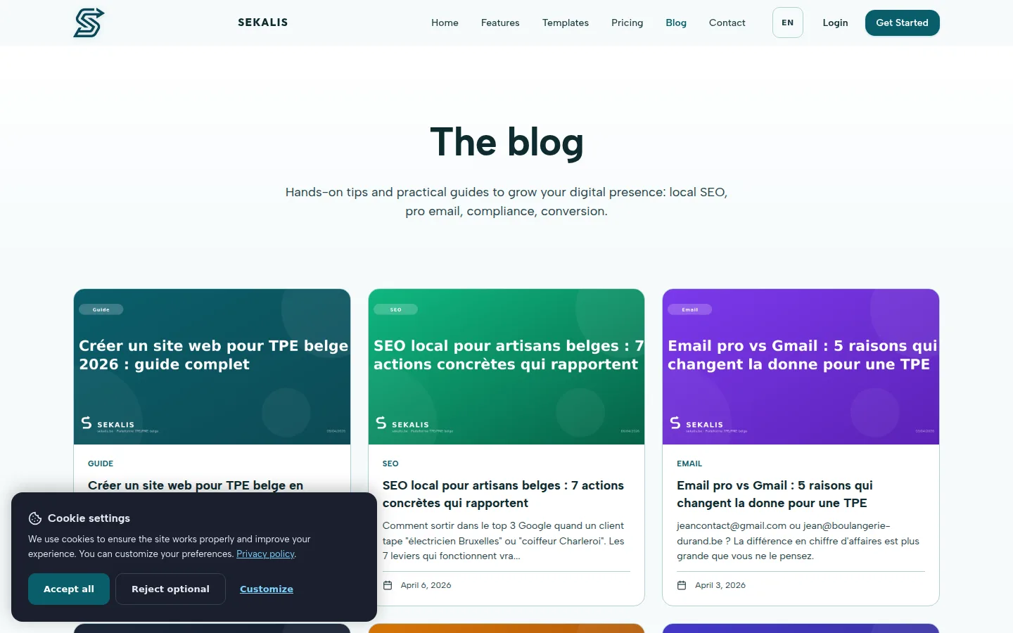 Blog & SEO IA — exemple en production