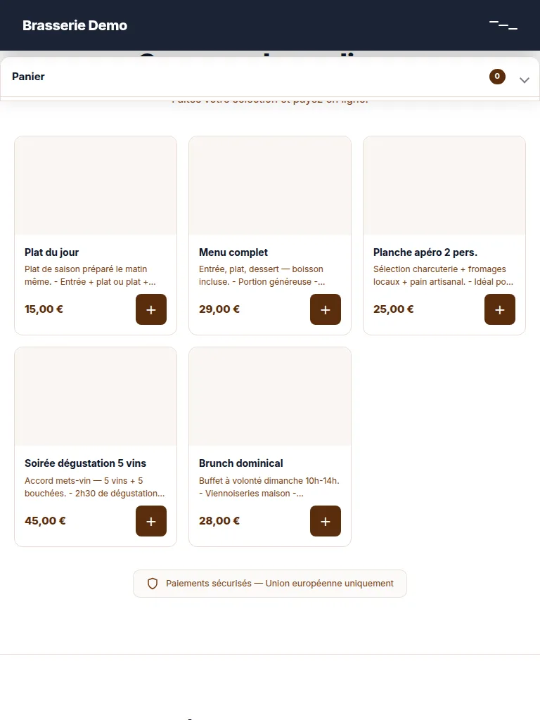 Paiement Stripe Connect — exemple en production